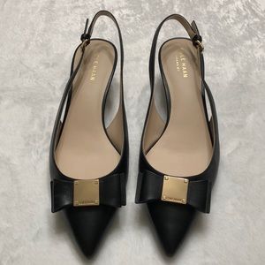 Cole haan tali bow slingback pump with bow